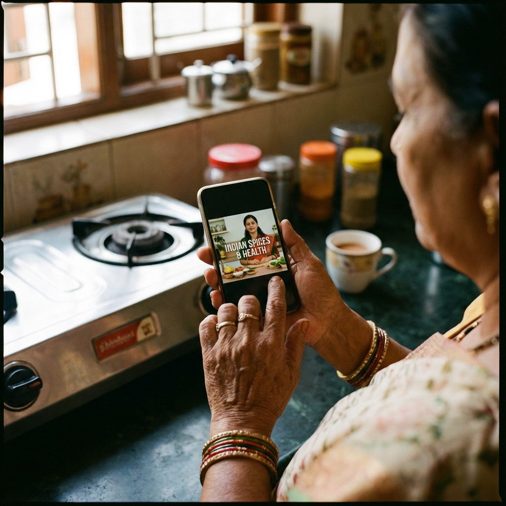 Learning from Mobile in Kitchen